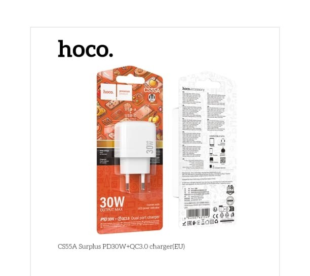 HOCO CS55 SURPLUS PD30W+QC3.0