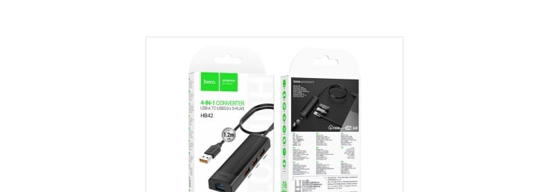 SI HOCO HB42 USB TO USB3.0 X 3+RJ45