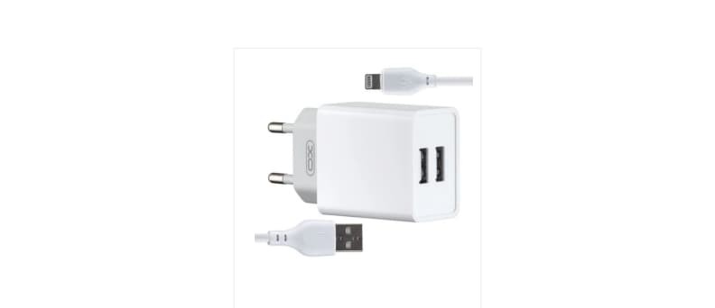 EU 2.4 TWO USB CHARGER FOR LIGHTNING