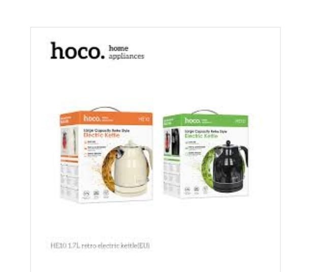 HOCO HE10. 1.7L RETRO ELECTRIC KETTLE EAU