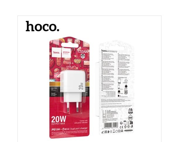 HOCO CS54A PD20W+QC3.0