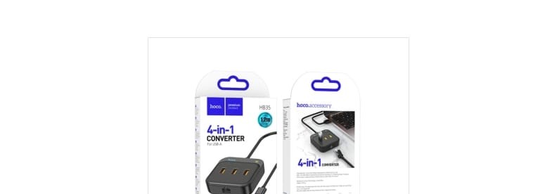 HOCO HB35 USB TO USB 3.0 *3+RJ45