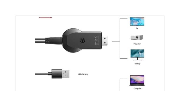 GB012 WIFI HDTV SCREEN THROWERBLACK