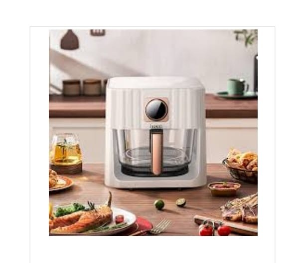 HOCO HE22 4.5L BOROSILICATE GLASS AIR FRYER WITH