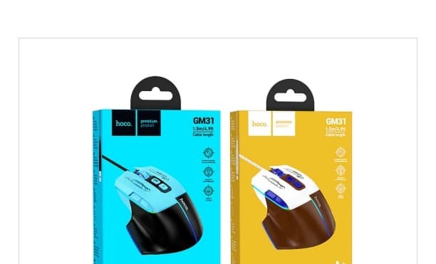 AP HOCO GM31 WIRED MOUSE
