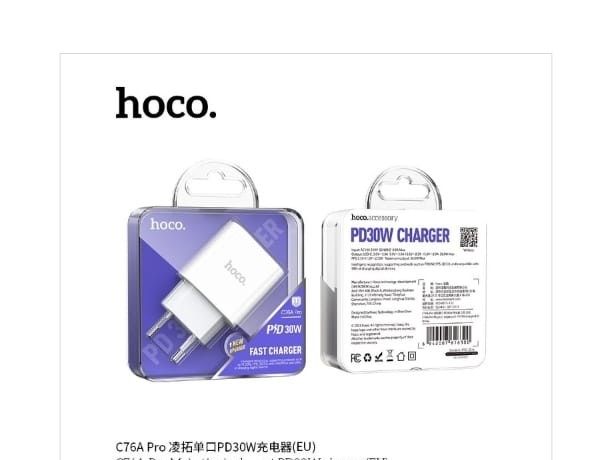 HOCO C76A PRO PD30W SINGLE PORT