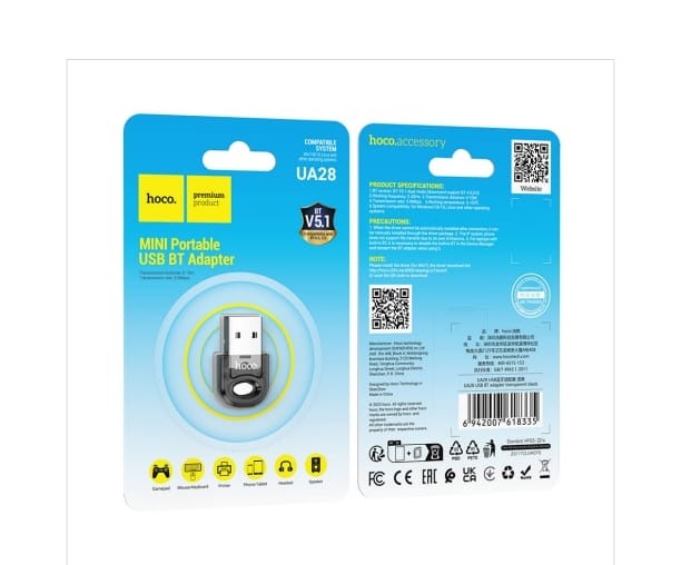 HOCO UA28 USB BT ADPTE