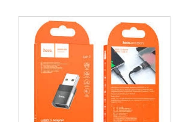 HOCO UA17 USB MALE TO TYPE C FEMALE USB2.0