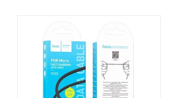 SS Tae” Ne Tm HOCO X102 FRESH CHARGING DATA CABLE MICRO